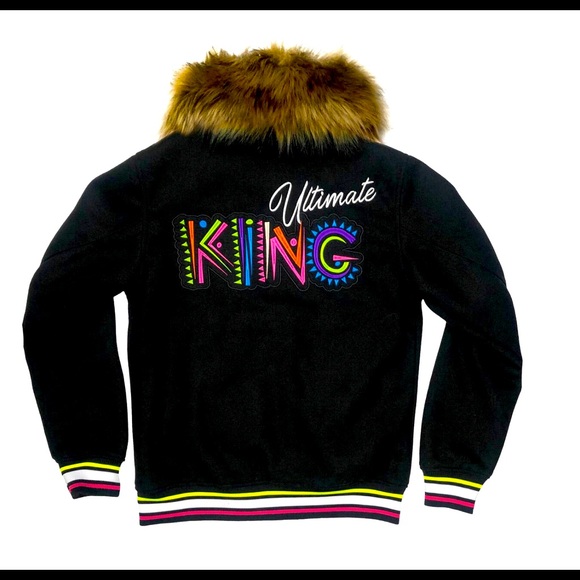 Switch Brand Remarkable jacket wool black multi color - Picture 1 of 2